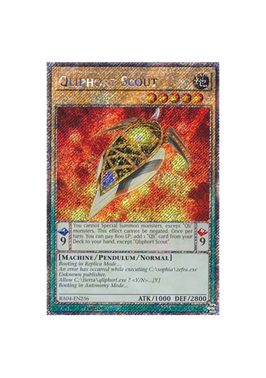 Qliphort Scout (V.1 - Platinum Secret Rare)