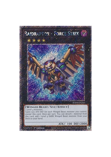 Raidraptor - Force Strix (V.1 - Platinum Secret Rare)