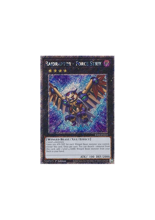 Raidraptor - Force Strix (V.1 - Platinum Secret Rare)