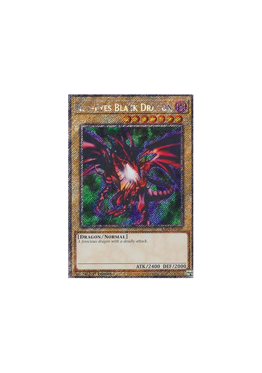 Red-Eyes Black Dragon (V.1 - Platinum Secret Rare)