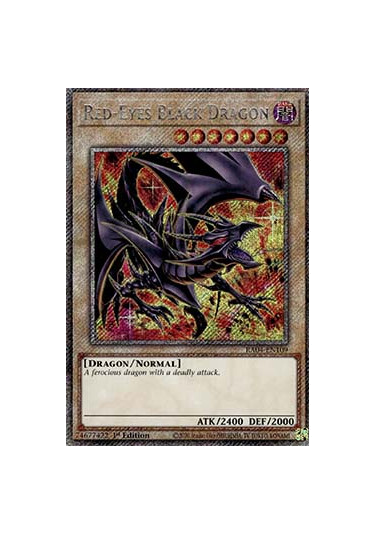 Red-Eyes Black Dragon (V.3 - Platinum Secret Rare)