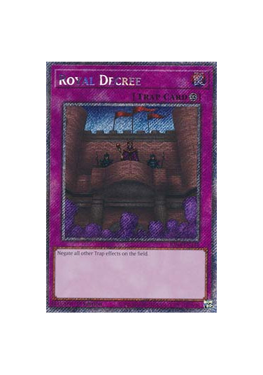 Royal Decree (V.1 - Platinum Secret Rare)