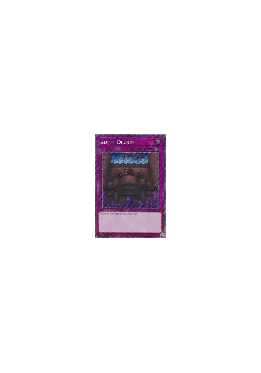 Royal Decree (V.1 - Platinum Secret Rare)
