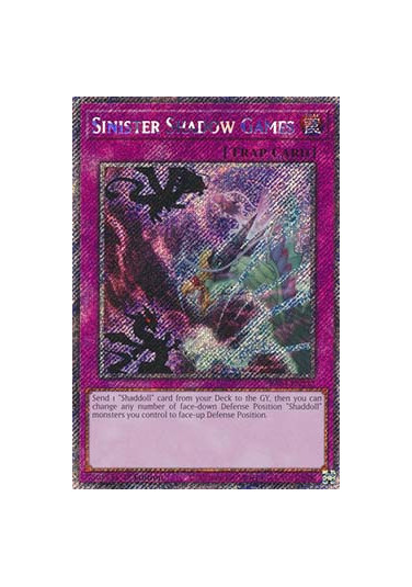 Sinister Shadow Games (V.1 - Platinum Secret Rare)