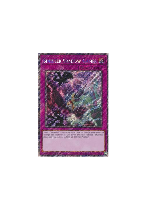 Sinister Shadow Games (V.1 - Platinum Secret Rare)
