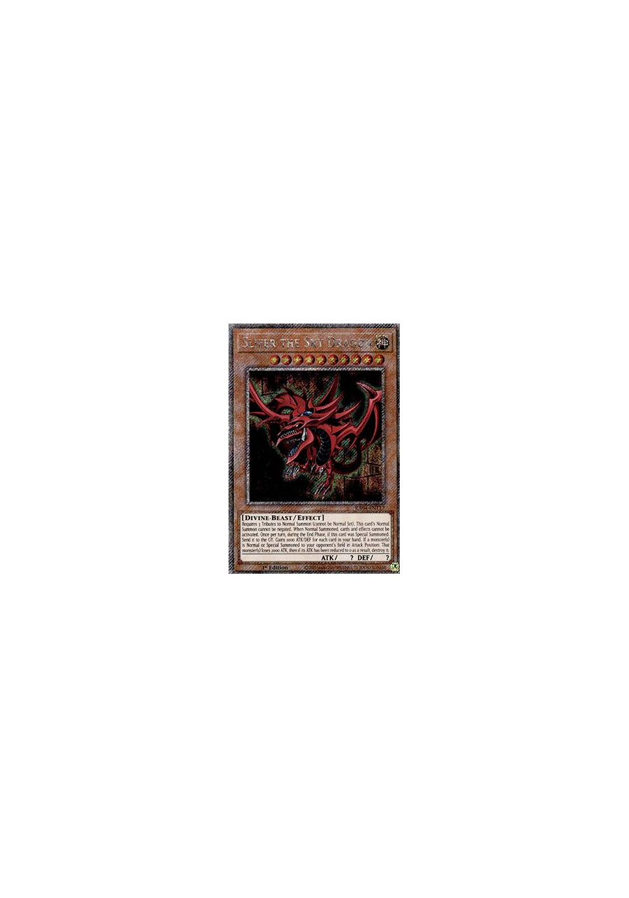 Slifer the Sky Dragon (V.1 - Platinum Secret Rare)