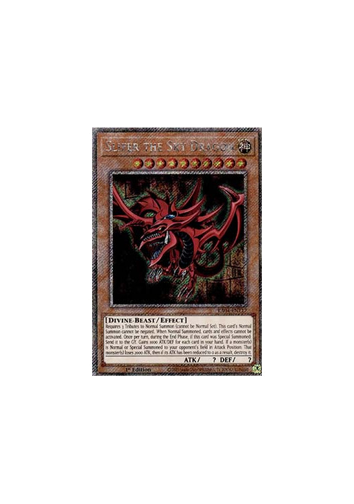 Slifer the Sky Dragon (V.1 - Platinum Secret Rare)