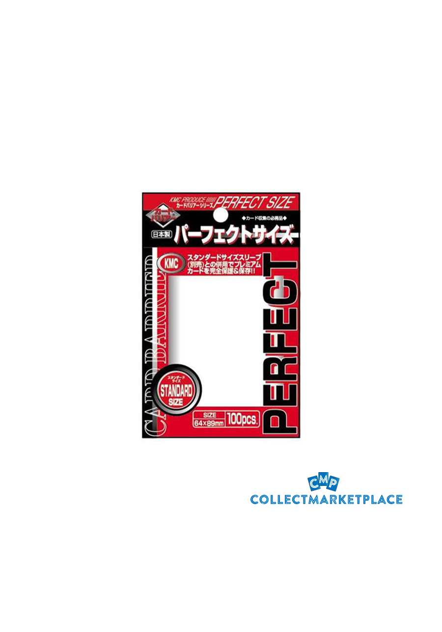 KMC STANDARD SLEEVES - PERFECT SIZE (100 SLEEVES)