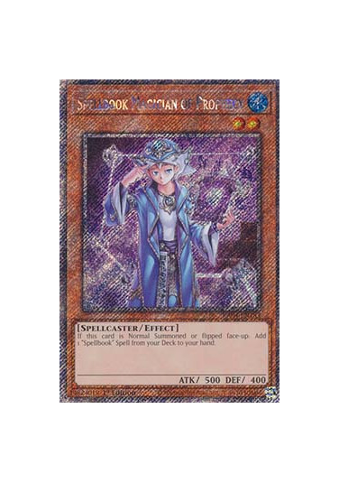 Spellbook Magician of Prophecy (V.1 - Platinum Secret Rare)