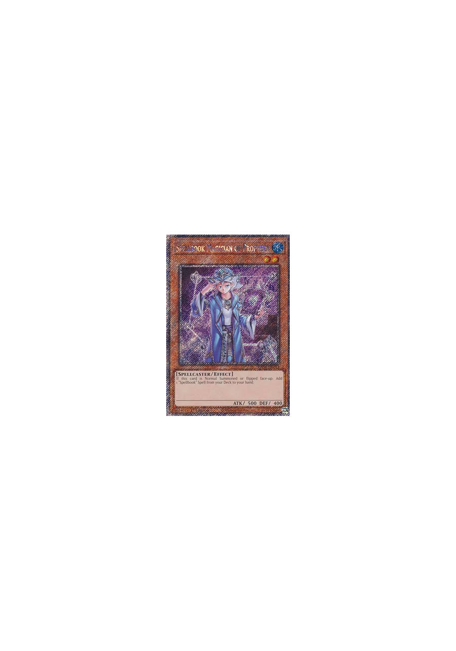 Spellbook Magician of Prophecy (V.1 - Platinum Secret Rare)