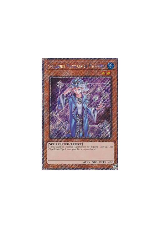 Spellbook Magician of Prophecy (V.1 - Platinum Secret Rare)