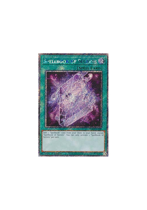 Spellbook of Secrets (V.1 - Platinum Secret Rare)