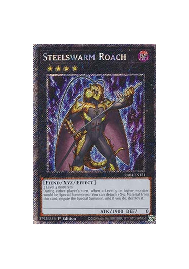 Steelswarm Roach (V.1 - Platinum Secret Rare)