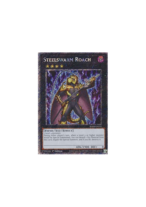 Steelswarm Roach (V.1 - Platinum Secret Rare)