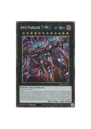 Super Starslayer TY-PHON - Sky Crisis (V.4 - Platinum Secret Rare)