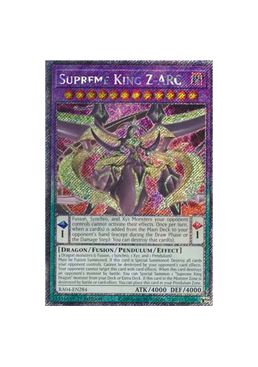 Supreme King Z-ARC (V.1 - Platinum Secret Rare)