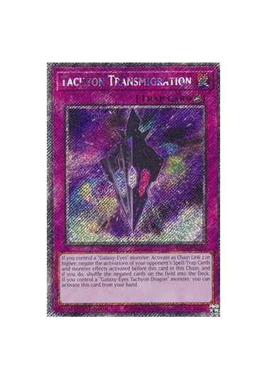 Tachyon Transmigration (V.1 - Platinum Secret Rare)