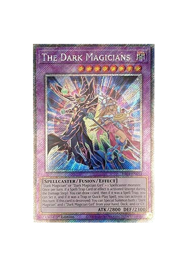 The Dark Magicians (V.4 - Platinum Secret Rare)