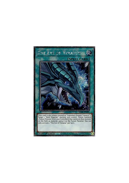 The Eye of Timaeus (V.1 - Platinum Secret Rare)
