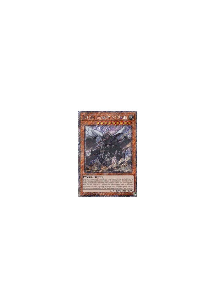 True King Lithosagym, the Disaster (V.1 - Platinum Secret Rare)