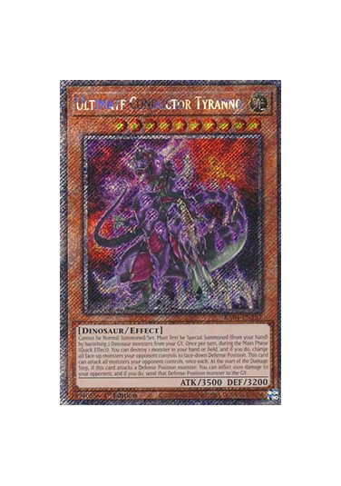 Ultimate Conductor Tyranno (V.1 - Platinum Secret Rare)