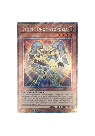 Utopic Onomatopoeia (V.4 - Platinum Secret Rare)