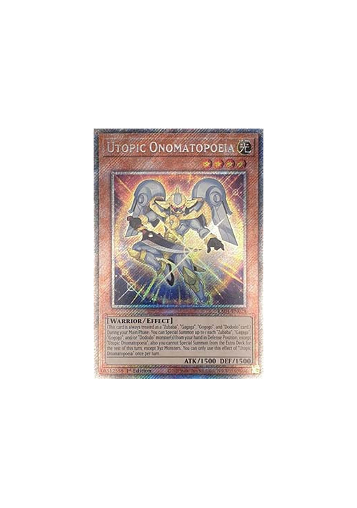 Utopic Onomatopoeia (V.4 - Platinum Secret Rare)