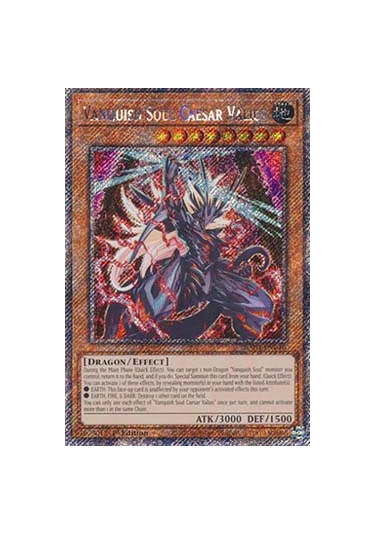 Vanquish Soul Caesar Valius (V.4 - Platinum Secret Rare)