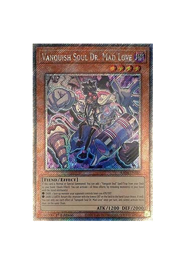 Vanquish Soul Dr. Mad Love (V.4 - Platinum Secret Rare)