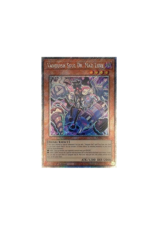 Vanquish Soul Dr. Mad Love (V.4 - Platinum Secret Rare)