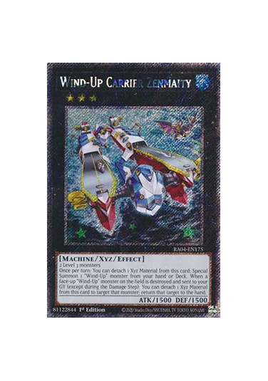 Wind-Up Carrier Zenmaity (V.1 - Platinum Secret Rare)