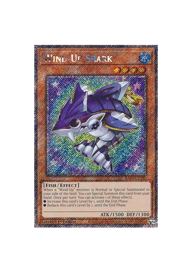 Wind-Up Shark (V.1 - Platinum Secret Rare)