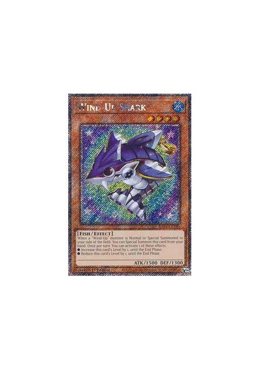 Wind-Up Shark (V.1 - Platinum Secret Rare)