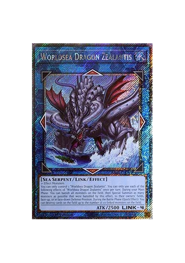 Worldsea Dragon Zealantis (V.4 - Platinum Secret Rare)