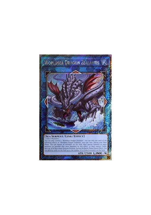 Worldsea Dragon Zealantis (V.4 - Platinum Secret Rare)