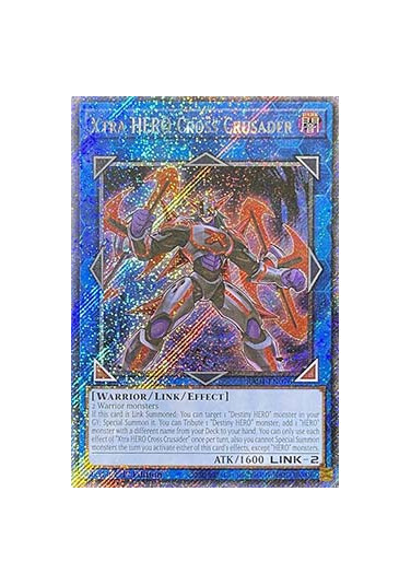 Xtra HERO Cross Crusader (V.4 - Platinum Secret Rare)
