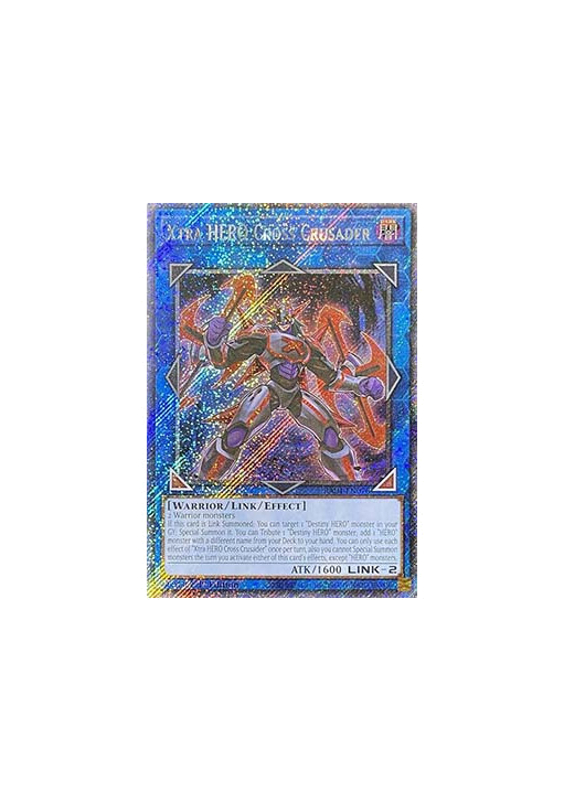 Xtra HERO Cross Crusader (V.4 - Platinum Secret Rare)