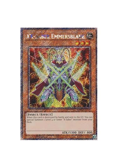 XX-Saber Emmersblade (V.1 - Platinum Secret Rare)