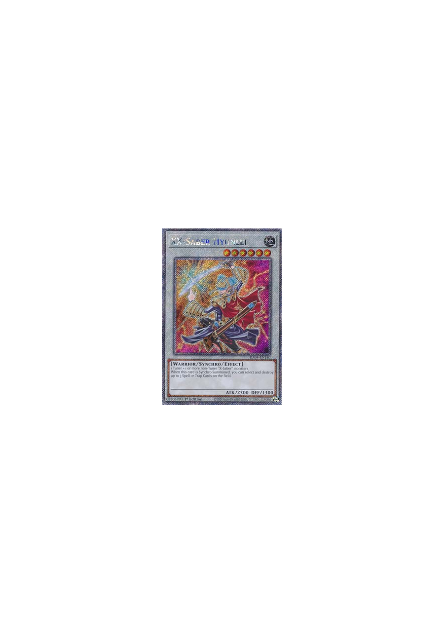XX-Saber Hyunlei (V.1 - Platinum Secret Rare)