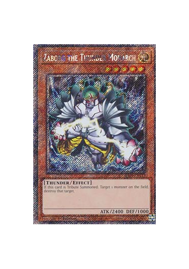Zaborg the Thunder Monarch (V.1 - Platinum Secret Rare)