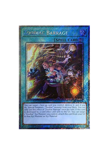 Zoodiac Barrage (V.4 - Platinum Secret Rare)