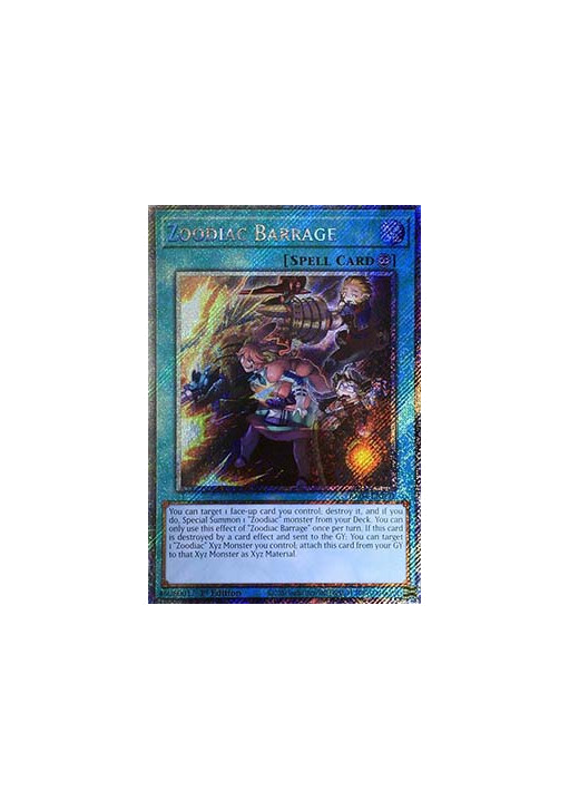 Zoodiac Barrage (V.4 - Platinum Secret Rare)
