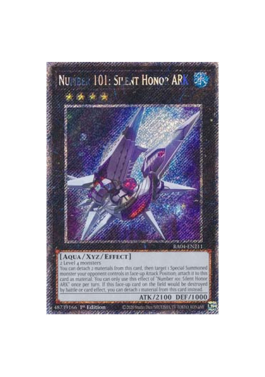 Number 101: Silent Honor ARK (V.1 - Platinum Secret Rare)