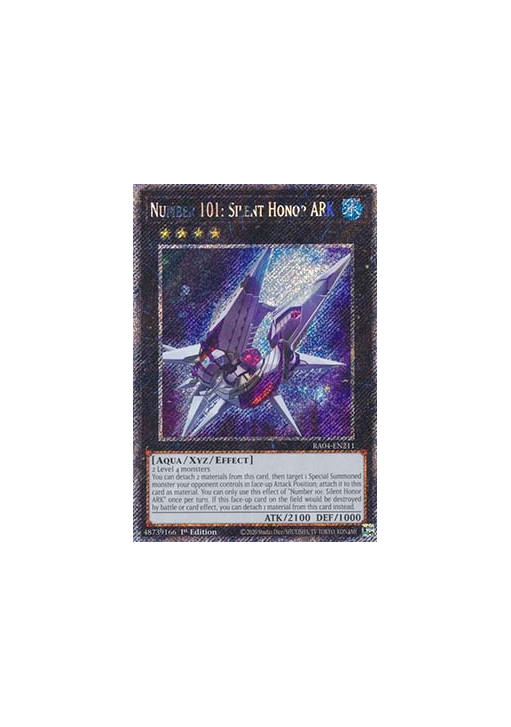 Number 101: Silent Honor ARK (V.1 - Platinum Secret Rare)