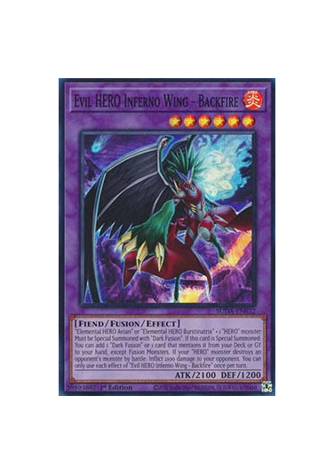 Evil HERO Inferno Wing - Backfire