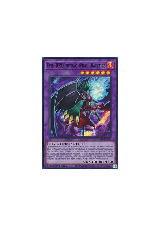 Evil HERO Inferno Wing - Backfire