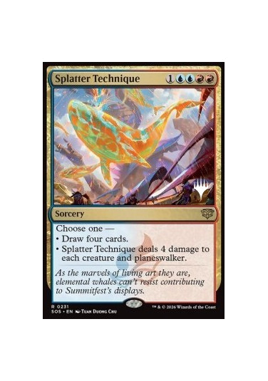 Splatter Technique