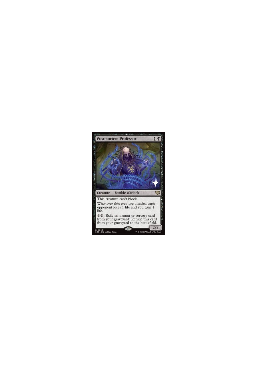 Postmortem Professor