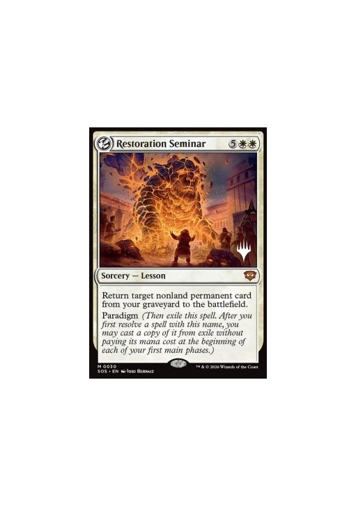 Restoration Seminar