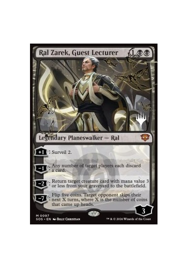 Ral Zarek, Guest Lecturer